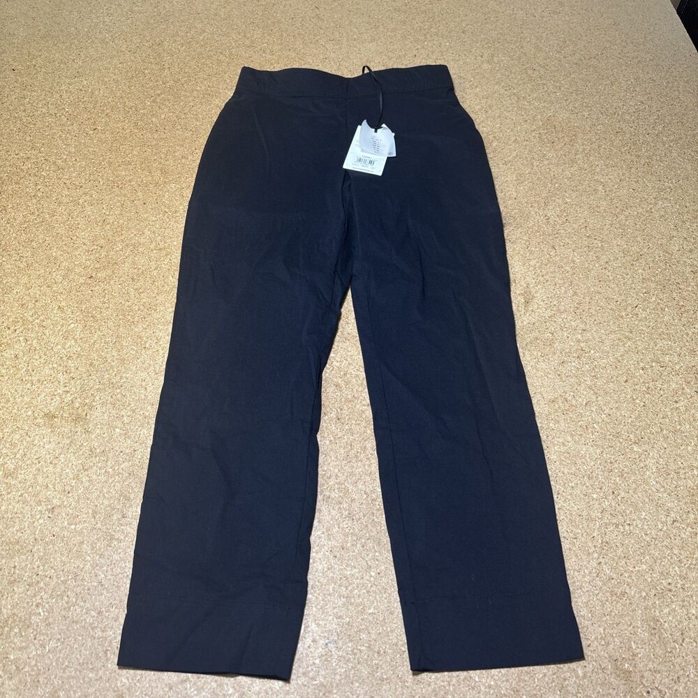 Foil Fuss Free Taper Capri Trapeze Pants Navy US 2 UK6 BNWT I1